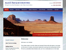 Tablet Screenshot of alanstaxandaccounting.com